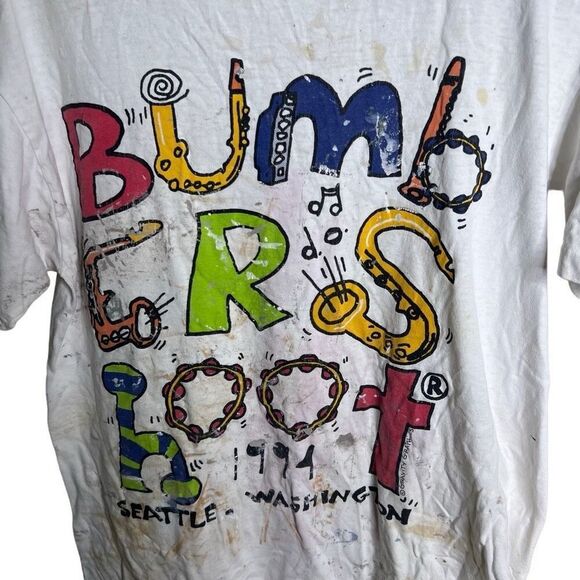 Vintage 90s Seattle Bumbershoot T Shirt Large - Picture 2 of 6
